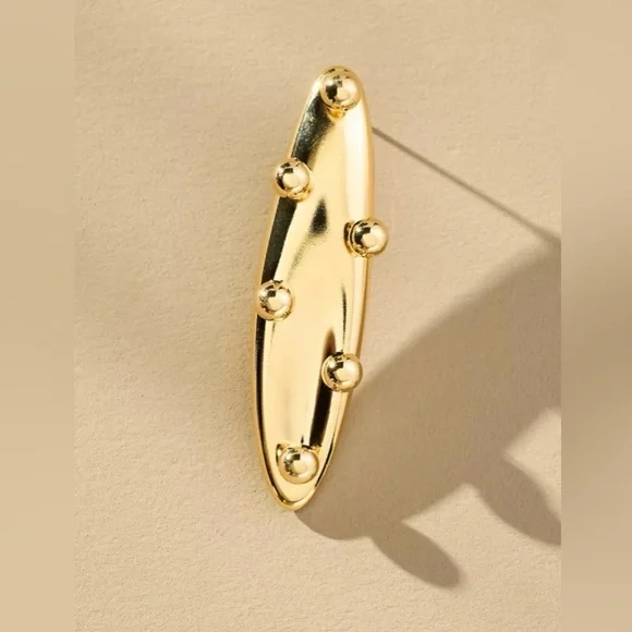 NWT Anthropologie Studded Long Drop Earrings - Picture 2 of 5